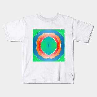 Kaleidoscope Multi Green Kids T-Shirt